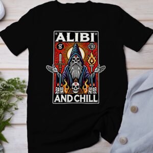 Kriminalfälle Tarot Karten T-Shirt, Mystische Tarotkarten für Krimi Fans Tee, Esoterik Kartenlegen Detektiv Top, Tarotdeck Wahrsager Shirt