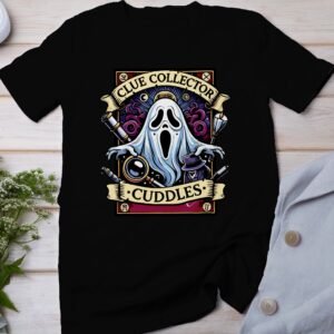 Kriminalfälle Tarot Karten T-Shirt, Mystische Tarotkarten für Krimi Fans Tee, Esoterik Kartenlegen Detektiv Top, Tarotdeck Wahrsager Shirt