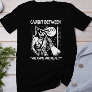 Kriminalfälle True Crime T-Shirt, Mystische Horror Geschichten für Krimi Fans Tee, Rätsel Geheimnisvoll Verbrecher Top, Ermittlungen Shirt