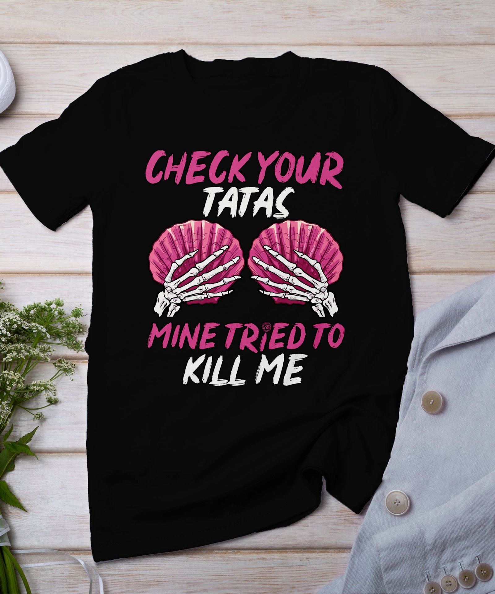 Kampf Stärke Hoffnung Brustkrebs Bewusstsein T-Shirt, Vorsorgeuntersuchung Gesundheit Tee, Hilfe Symbol der Solidarität Pinke Schleife Top
