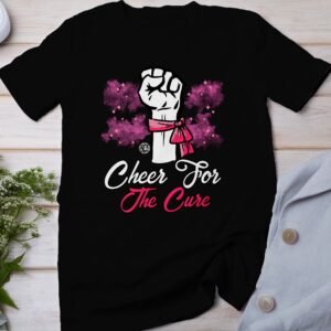 Kampf Stärke Hoffnung Brustkrebs Bewusstsein T-Shirt, Vorsorgeuntersuchung Gesundheit Tee, Hilfe Symbol der Solidarität Pinke Schleife Top
