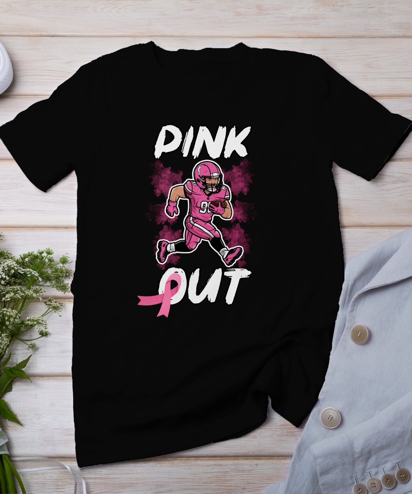 Kampf Stärke Hoffnung Brustkrebs Bewusstsein T-Shirt, Vorsorgeuntersuchung Gesundheit Tee, Hilfe Symbol der Solidarität Pinke Schleife Top