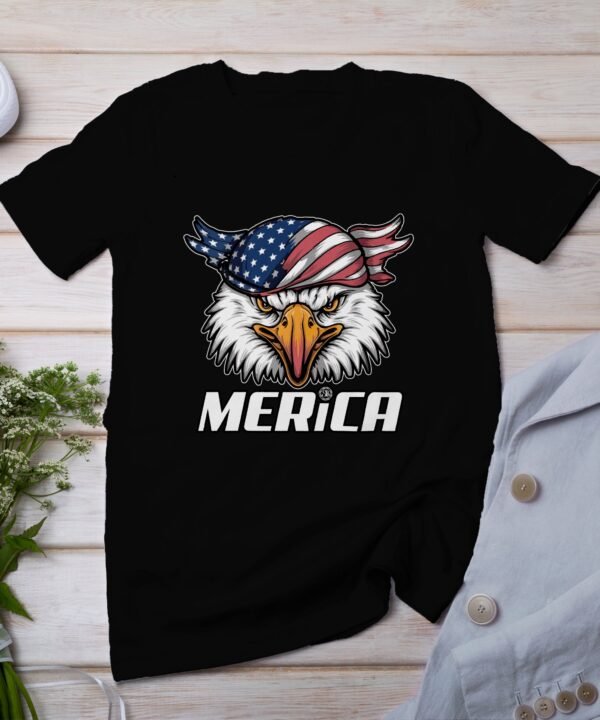 USA Adler T-Shirts Wappentier Adler Merica 4 Juli Outfit Veteran Patrioten Look Freiheit Style Amerika Flaggen Design Weißkopfseeadler