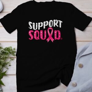 Kampf Stärke Hoffnung Brustkrebs Bewusstsein T-Shirt, Vorsorgeuntersuchung Gesundheit Tee, Hilfe Symbol der Solidarität Pinke Schleife Top