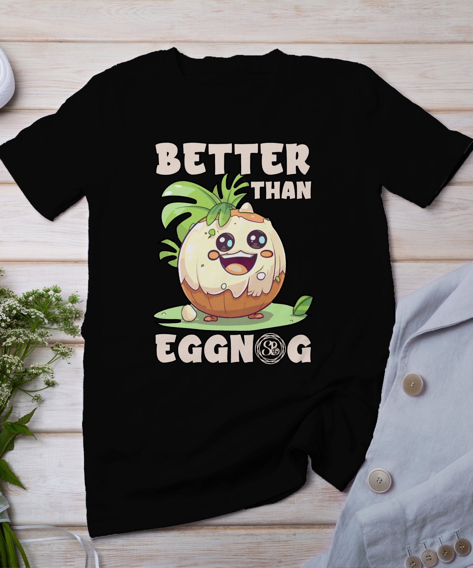 Tropisches Coquito Weihnachten T-Shirt, Traditionelles Kokosnuss Urlaubsgetränk Shirt, Festliches Puerto Rico Karibik Tee, Kokos Reisetop