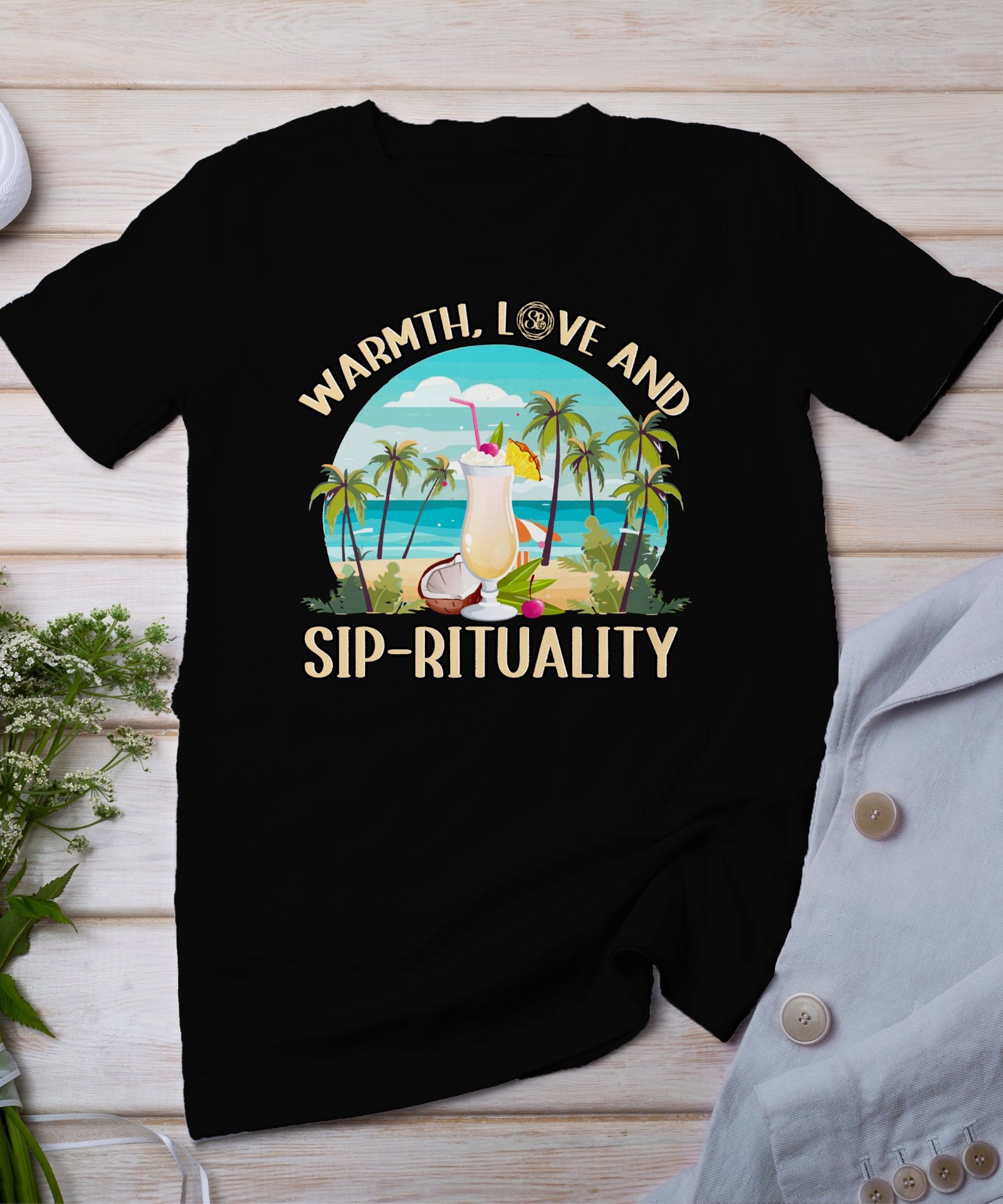 Tropisches Coquito Weihnachten T-Shirt, Traditionelles Kokosnuss Urlaubsgetränk Shirt, Festliches Puerto Rico Karibik Tee, Kokos Reisetop