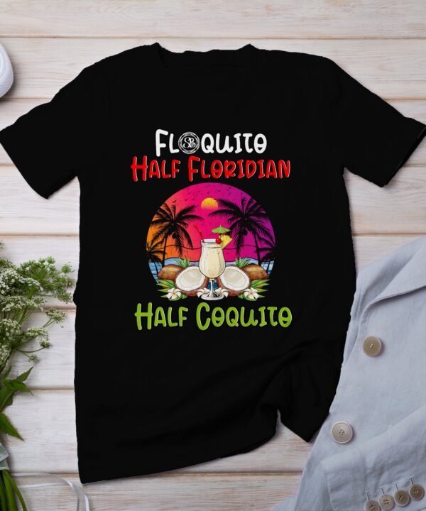 Tropisches Coquito Weihnachten T-Shirt, Traditionelles Kokosnuss Urlaubsgetränk Shirt, Festliches Puerto Rico Karibik Tee, Kokos Reisetop