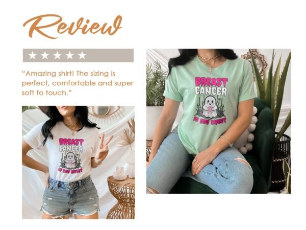 Kampf Stärke Hoffnung Brustkrebs Bewusstsein T-Shirt, Vorsorgeuntersuchung Gesundheit Tee, Hilfe Symbol der Solidarität Pinke Schleife Top - Image 9