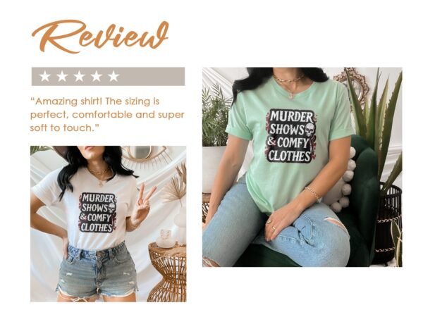 Liebhaber Kriminalfälle True Crime T-Shirt, Horror Geschichten für Krimi Fans Tee, Rätsel Abenteuer Verbrecher Top, Ermittlungen Shirt - Image 9