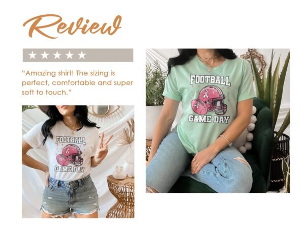 Kampf Stärke Hoffnung Brustkrebs Bewusstsein T-Shirt, Vorsorgeuntersuchung Gesundheit Tee, Hilfe Symbol der Solidarität Pinke Schleife Top - Image 9